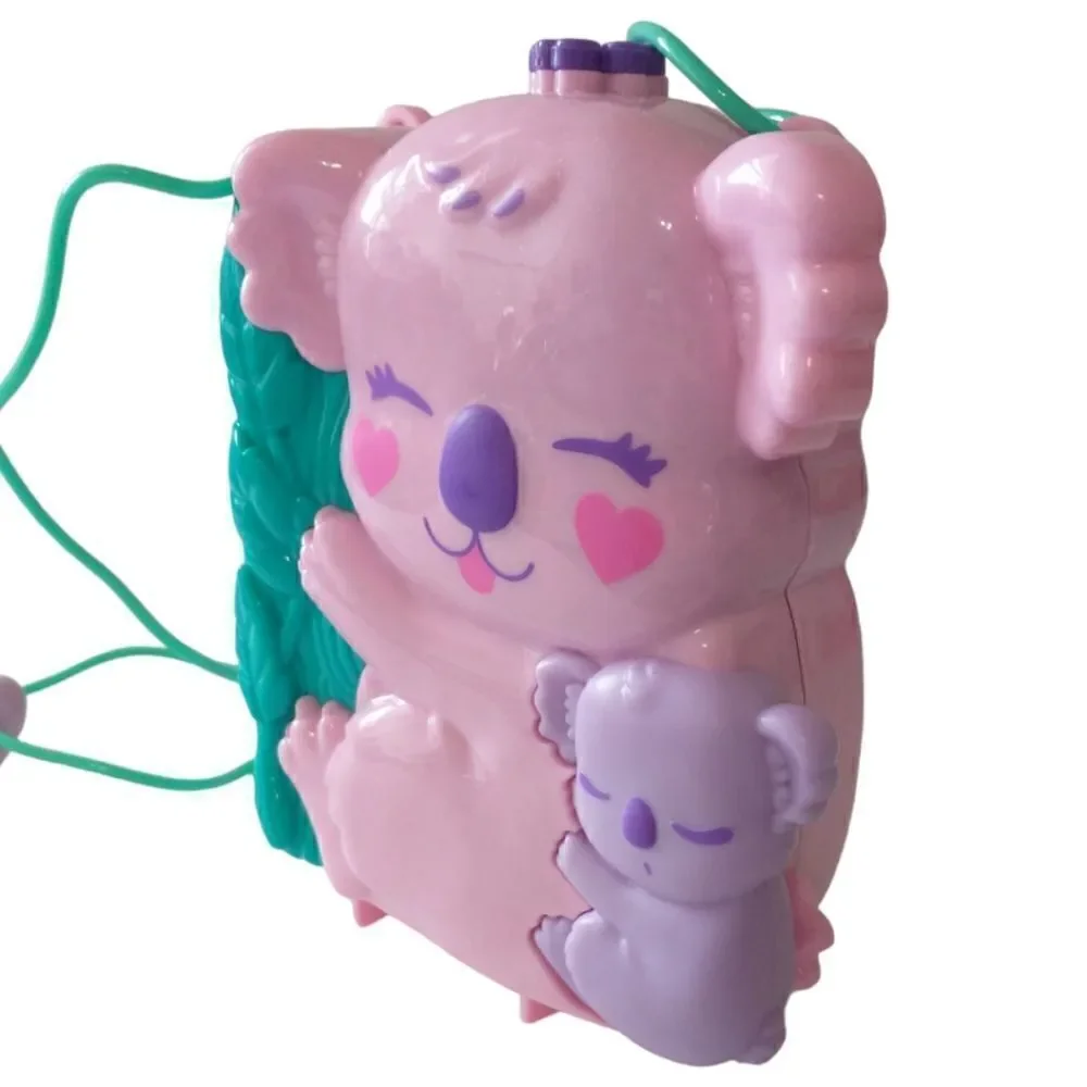 ‎Polly Pocket Koala Adventures Playset Crossbody Pink Missing Pieces Mattel.